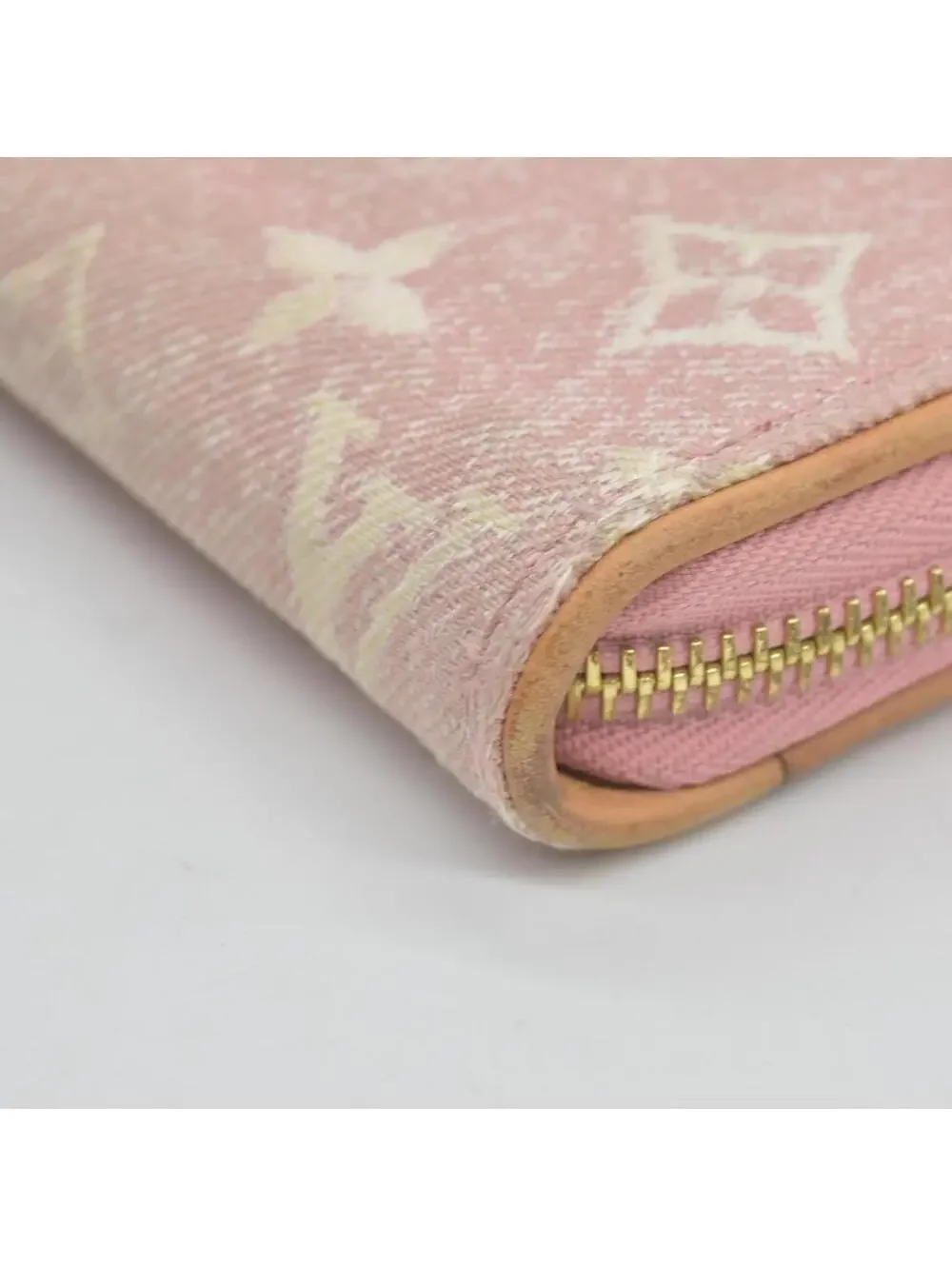 $1060 Louis Vuitton Denim Monogram Jacquard Zippy Wallet - Picture 11 of 15